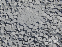 Juweela 24263 - 0 - 6-Eck Pflastersteine Hexagonal, dunkel (2000 Stück)